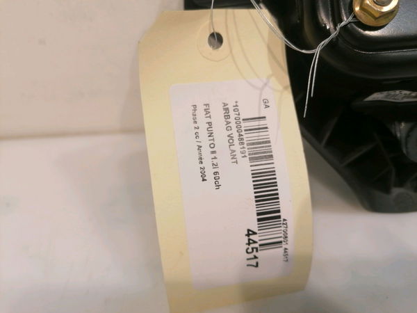 Airbag volant Fiat PUNTO (188_) 1.2 60 (188.030, .050, .130, .150, .230, .250) (1999-2010)