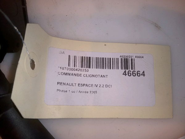 Commande clignotant Renault ESPACE IV (JK0-1_) 2.2 dci (jk0h) (2002-2006)