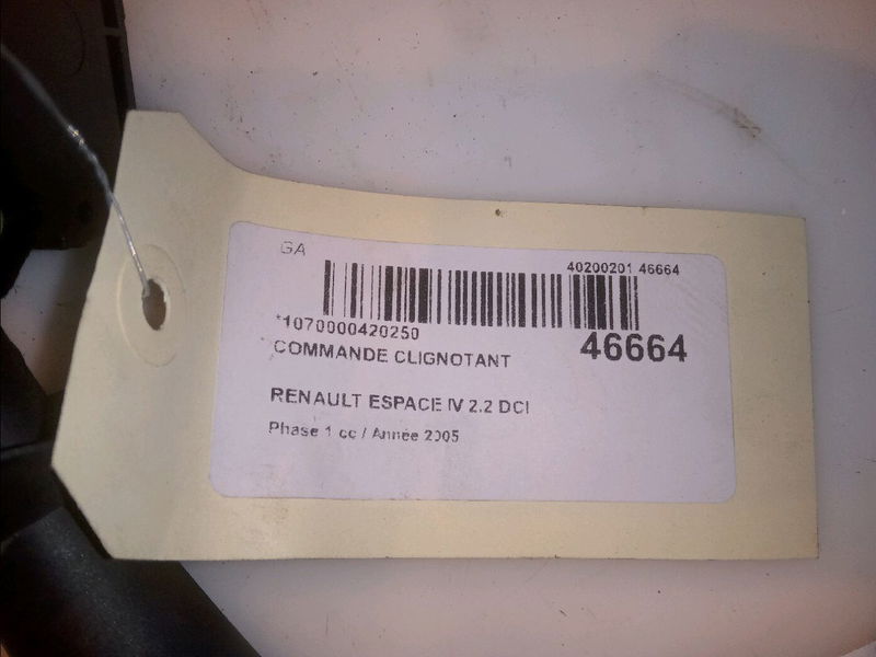 Commande clignotant Renault ESPACE IV (JK0-1_) 2.2 dci (jk0h) (2002-2006)