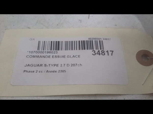 Commande essuie glace Jaguar S-TYPE II (X200) 2.7 d (2004-2007)