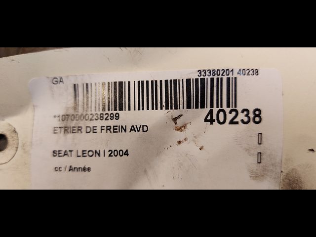 Etrier de frein avant droit SEAT LEON I