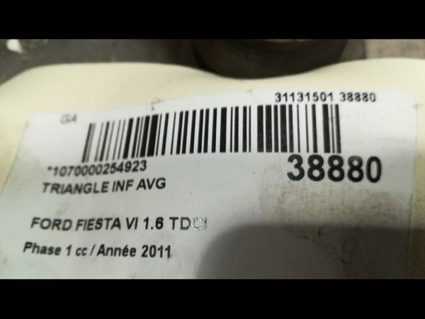 Triangle inf avg Ford FIESTA VI (CB1, CCN) 1.6 tdci (2008-2012)