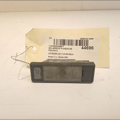 Eclaireur plaque de police d Citroën C4 I (LC_) 1.6 hdi (2004-2011) 5 portes