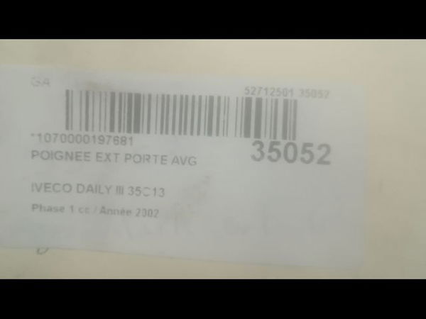 Poignee ext porte avg Iveco DAILY III Camion plate-forme-Châssis 35 s 13,35 c 13 (1999-2006)