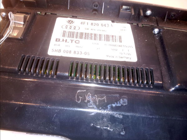 Commande de chauffage Audi A6 C6 (4F2) 2.4 (2004-2008)