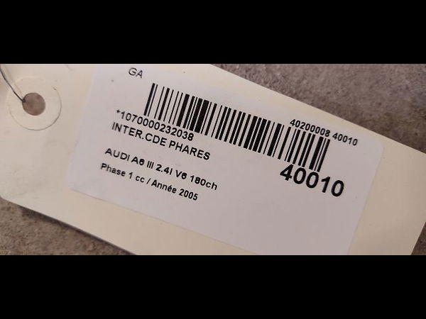 Interrupteur commande de phares Audi A6 C6 (4F2) 2.4 (2004-2008)