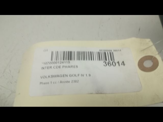 Interrupteur commande de phares Volkswagen GOLF IV (1J1) 1.9 tdi 4motion (2000-2005)