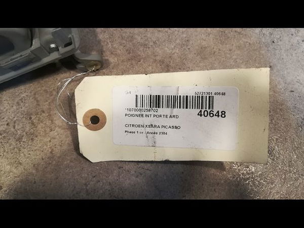 Poignee int porte ard Citroën XSARA PICASSO (N68) 2.0 hdi (1999-2011) 5 portes