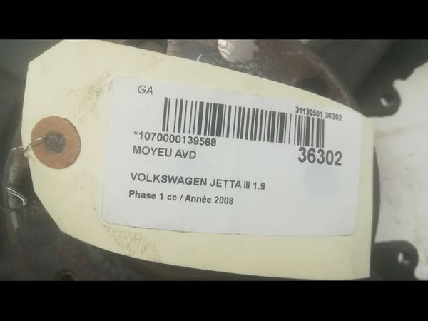 Moyeu avd Volkswagen JETTA III (1K2) 1.9 tdi (2005-2010)