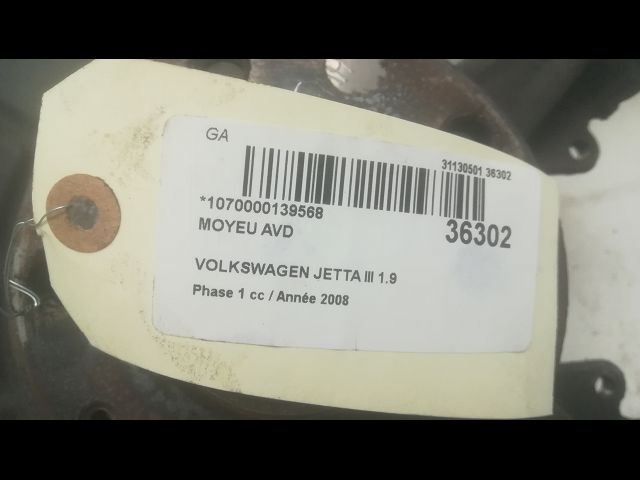 Moyeu avd Volkswagen JETTA III (1K2) 1.9 tdi (2005-2010)