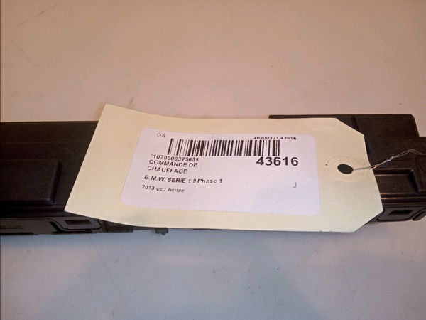 Commande de chauffage Bmw 1 (F20) 118 d (2011-2015)