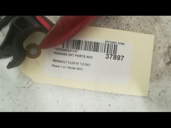 Poignee ext porte avd Renault CLIO IV (BH_) 1.5 dci 90 (2012) 5 portes