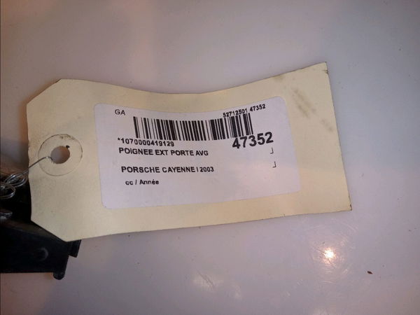 Poignee ext porte avg PORSCHE CAYENNE I