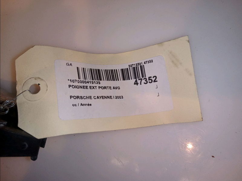 Poignee ext porte avg PORSCHE CAYENNE I