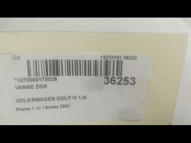 Vanne egr Volkswagen GOLF IV (1J1) 1.6 16v (2000-2005)