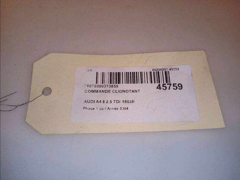 Commande clignotant Audi A4 B6 (8E2) 2.5 tdi quattro (2000-2004)