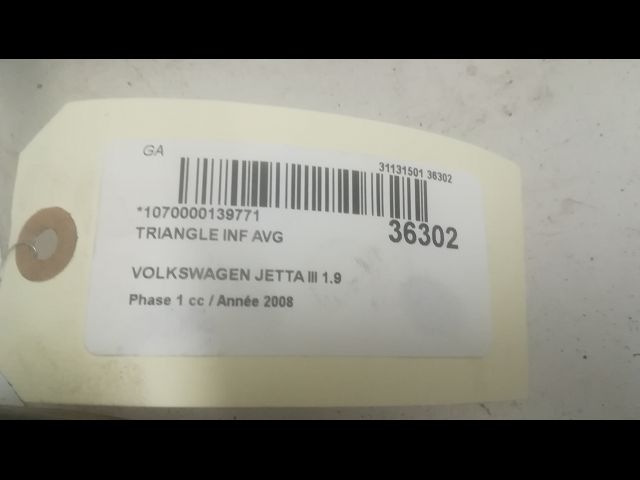 Triangle inf avg Volkswagen JETTA III (1K2) 1.9 tdi (2005-2010)