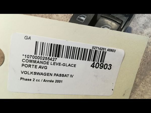 Commande lève-glace porte avant gauche Volkswagen PASSAT B5.5 (3B3) 1.9 tdi (2000-2005)