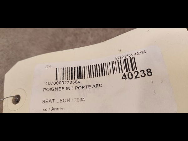 Poignee int porte ard SEAT LEON I