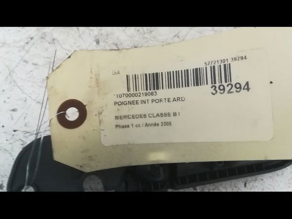 Poignee int porte ard Mercedes-benz CLASSE B Sports Tourer (W245) B 200 cdi (245.208) (2005-2011)