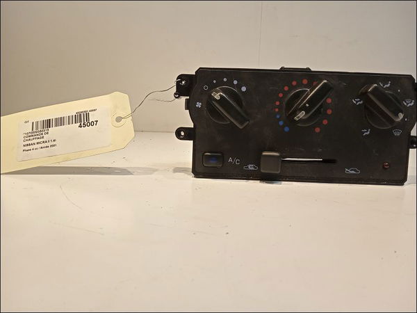 Commande de chauffage Nissan MICRA II (K11) 1.4 i 16v (2000-2003)
