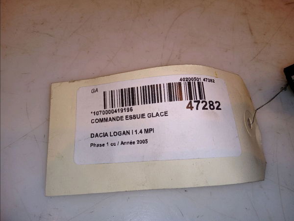 Commande essuie glace Dacia LOGAN (LS_) 1.4 (lsoa, lsoc, lsoe, lsog) (2004)