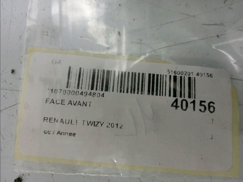 Face avant RENAULT TWIZY
