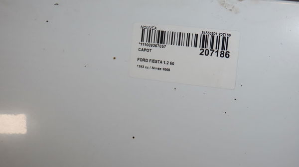 Capot Ford FIESTA VI (CB1, CCN) 1.25 (2008-2017)