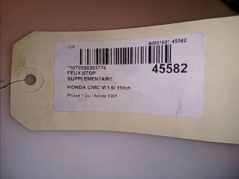 Feux stop supplementaire Honda CIVIC VII Hatchback (EU, EP, EV) 1.6 i (ep2, eu8, eu6) (2001-2005)