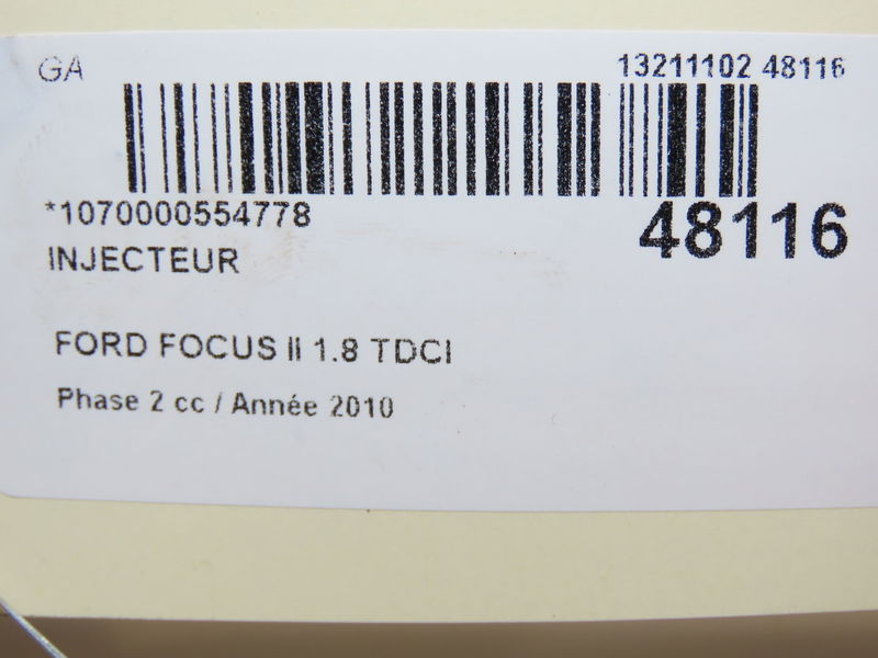 Injecteur Ford FOCUS II (DA_, HCP, DP) 1.8 tdci (2005-2012)