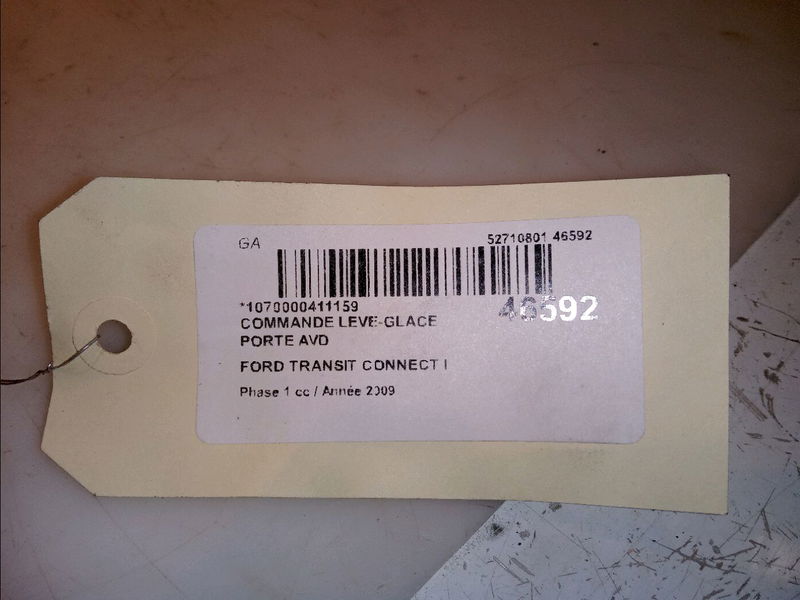 Commande lève-glace porte avant droite Ford TRANSIT CONNECT (P65_, P70_, P80_) 1.8 di (2002-2013)