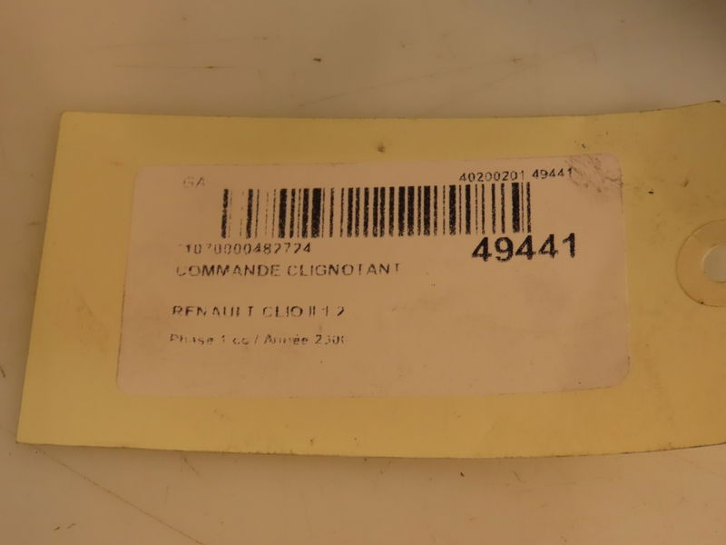 Commande clignotant Renault CLIO II (BB_, CB_) 1.2 (bb0a, bb0f, bb10, bb1k, bb28, bb2d, bb2h, cb0a,... (1998-2010) 5 portes