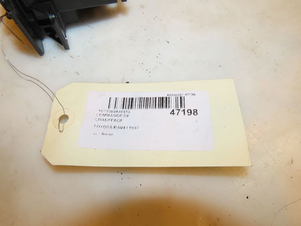 Commande de chauffage Toyota RAV 4 I Cabrio (_A1_) 2.0 4wd (sxa11) (1997-2000)