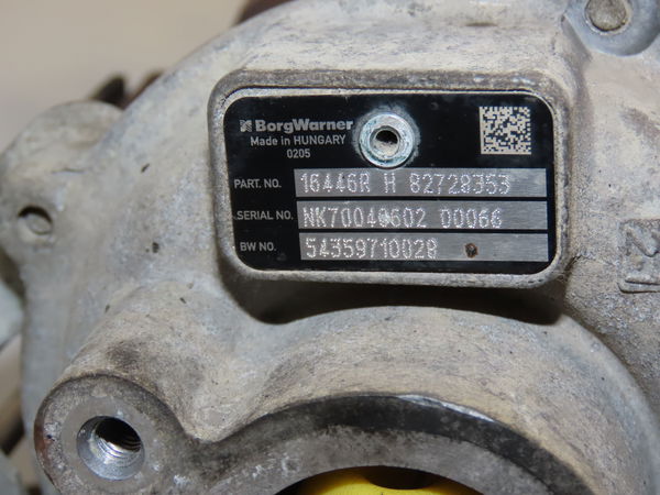 Turbo Renault MEGANE III 3-5 portes (BZ0-1_, B3_) 1.5 dci (bz0c) (2008-2015) 5 portes