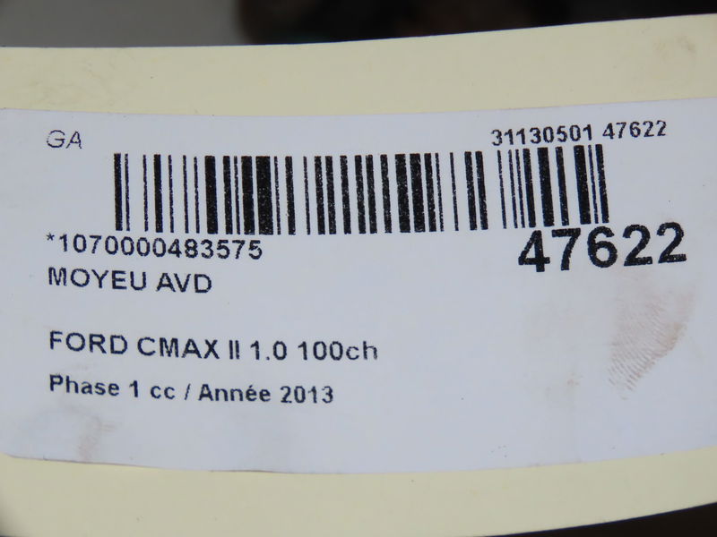 Moyeu avd Ford C-MAX II (DXA-CB7, DXA-CEU) 1.0 ecoboost (2012-2019)