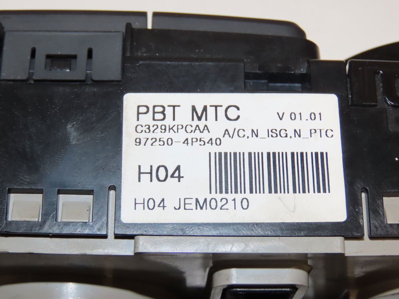 Commande de chauffage Hyundai I20 I (PB, PBT) 1.2 (2008-2012)