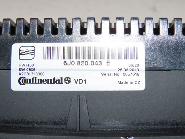 Commande de chauffage Seat IBIZA IV (6J5, 6P1) 1.6 tdi (2009-2015)