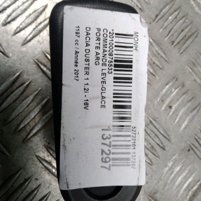 Commande leve-glace porte arrière gauche Dacia DUSTER (HS_) 1.2 tce 125 (2013-2018)