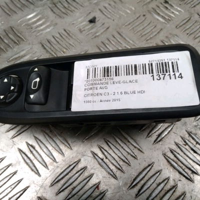 Commande lève-glace porte avant gauche Citroën C3 II (SC_) 1.6 bluehdi 100 (2014)