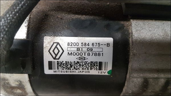 Démarreur Nissan JUKE (F15) 1.5 dci (2010) 5 portes