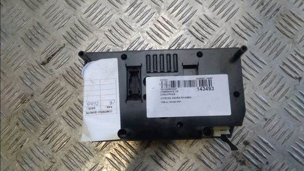 Commande de chauffage Citroën XSARA PICASSO (N68) 1.8 16v (2000-2005)