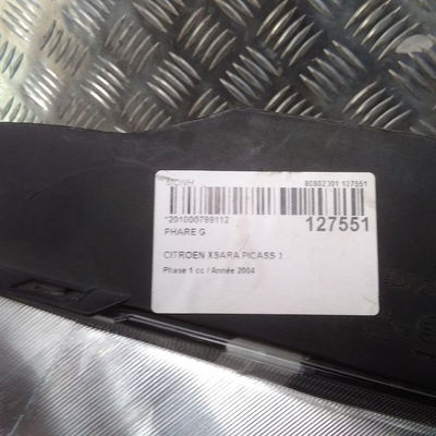 Phare gauche Citroën XSARA PICASSO (N68) 2.0 hdi (1999-2011) 5 portes