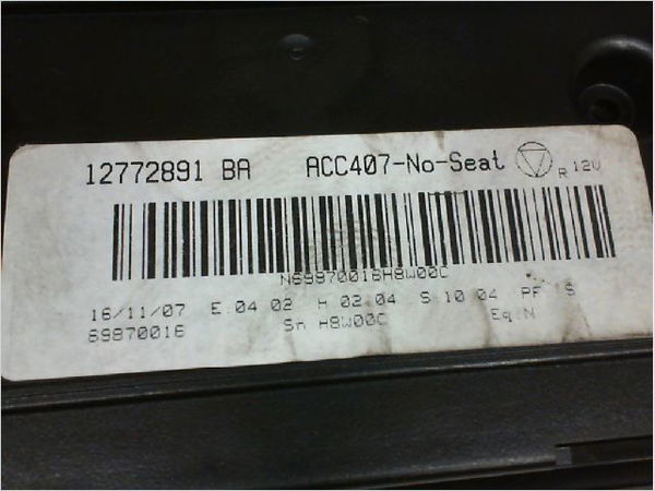 Commande de chauffage Saab 9-3 (YS3F, E79, D79, D75) 1.9 ttid (2007-2015)