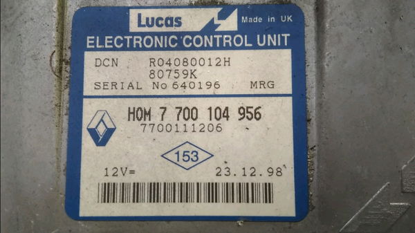 Calculateur moteur RENAULT KANGOO