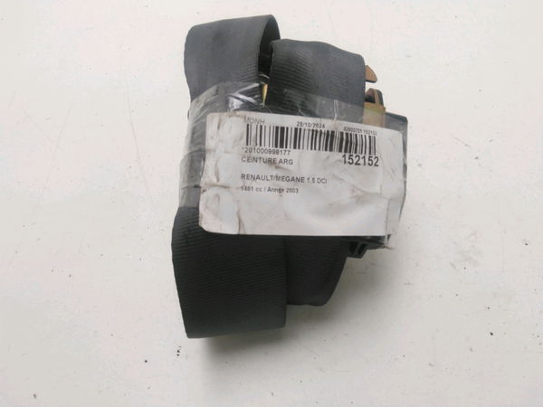 Ceinture arrière gauche RENAULT MEGANE