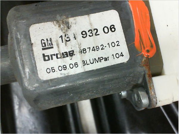 Mécanismemoteur lève glace aile ard Opel ASTRA H TwinTop (A04) 1.8 (l67) (2005-2010)