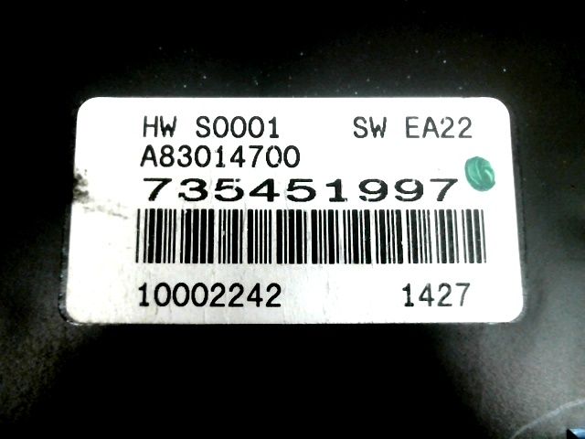 Commande de chauffage FIAT 500