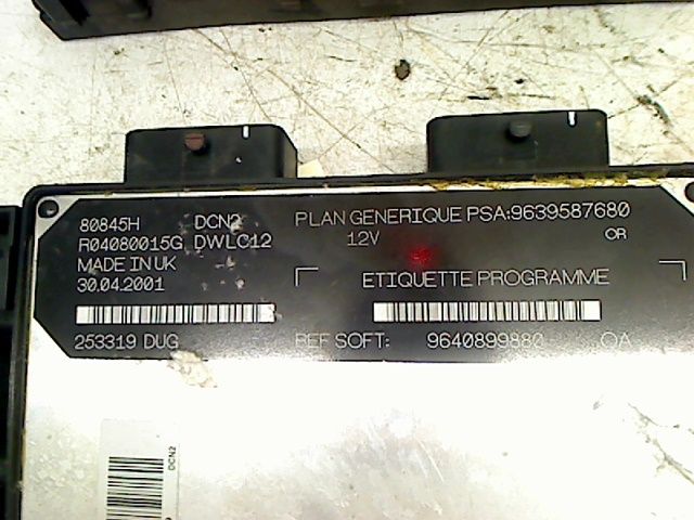 Bloc compteur  bsi Peugeot 206 3-5 portes (2A-C) 1.9 d (1998-2001) 5 portes