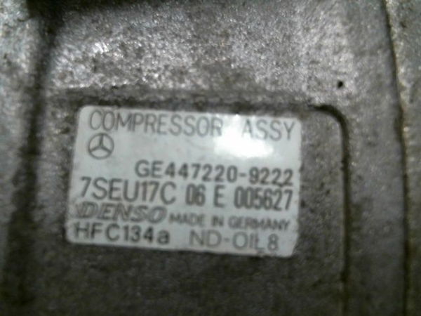 Compresseur air conditionne Mercedes-benz CLASSE M (W163) Ml 270 cdi (163.113) (1999-2005)
