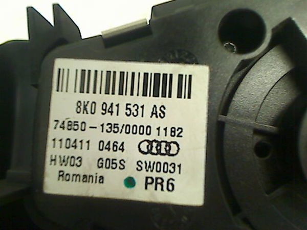 Commande eclairage Audi A4 B8 Avant (8K5) 2.0 tdi (2008-2015)